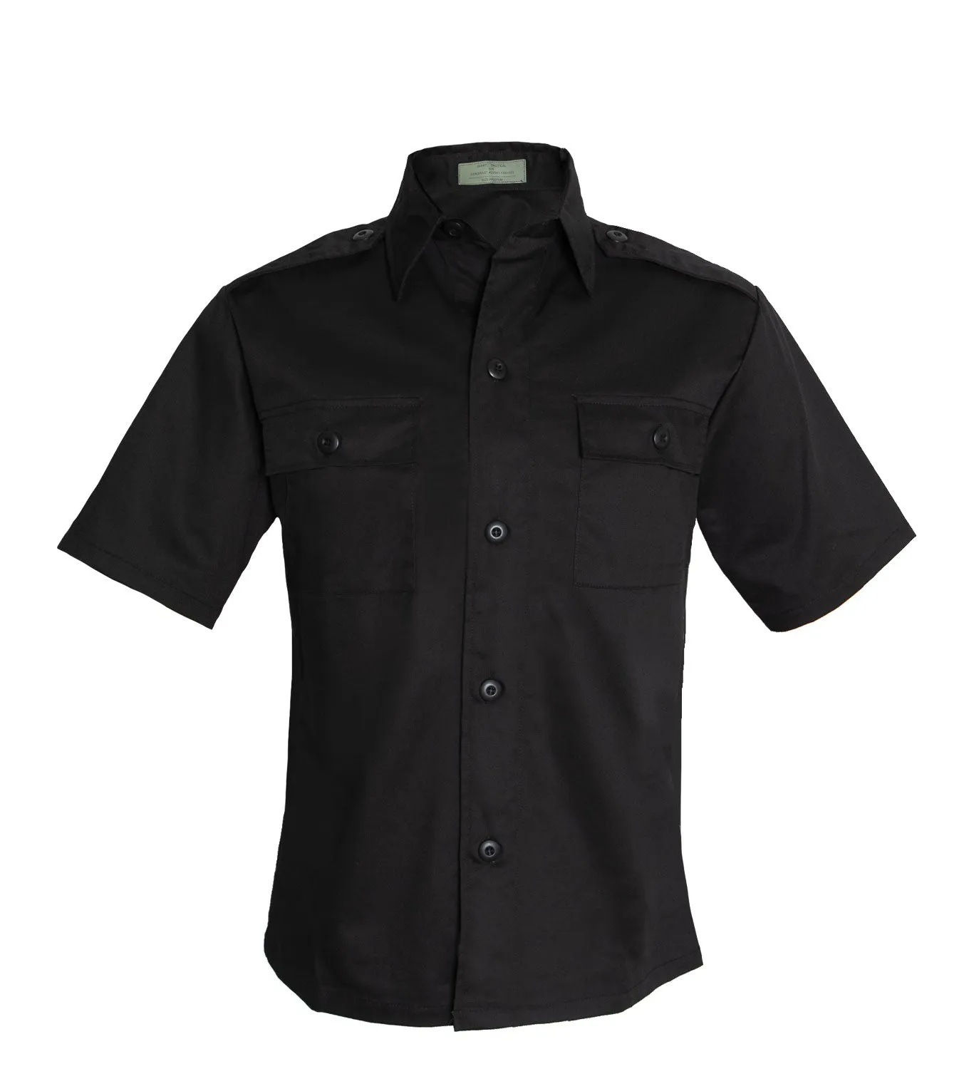 Short Sleeve Tactical Shirt - Black by Rothco sold by Legendary USA