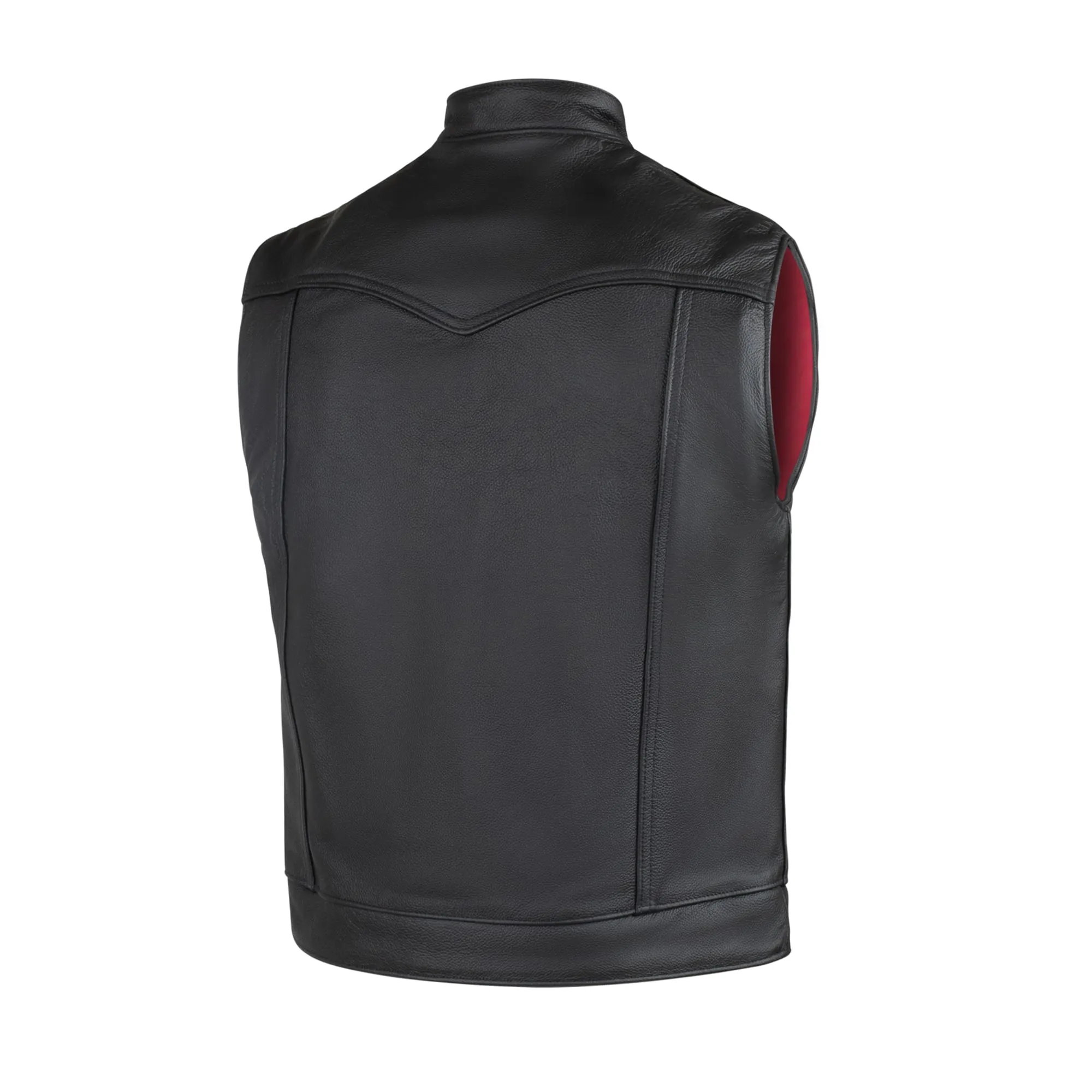 Legendary Reaper Club Style Men's Leather Motorcycle Vest sold by Legendary USA product image thumbnail 5