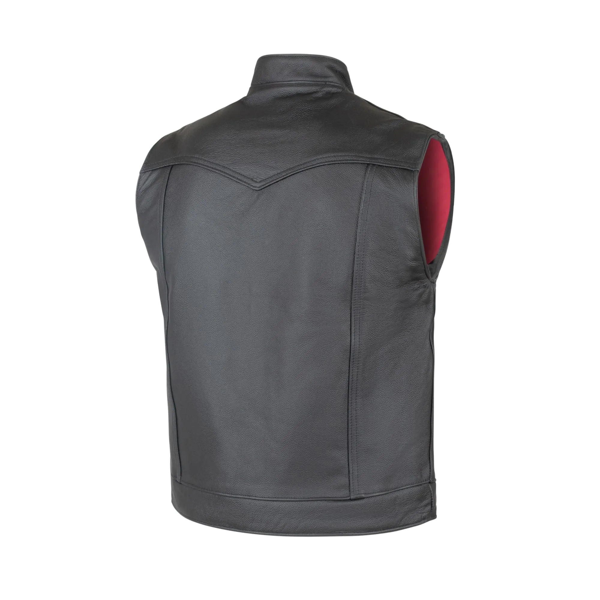 Legendary Reaper Club Style Men's Leather Motorcycle Vest sold by Legendary USA product image thumbnail 3