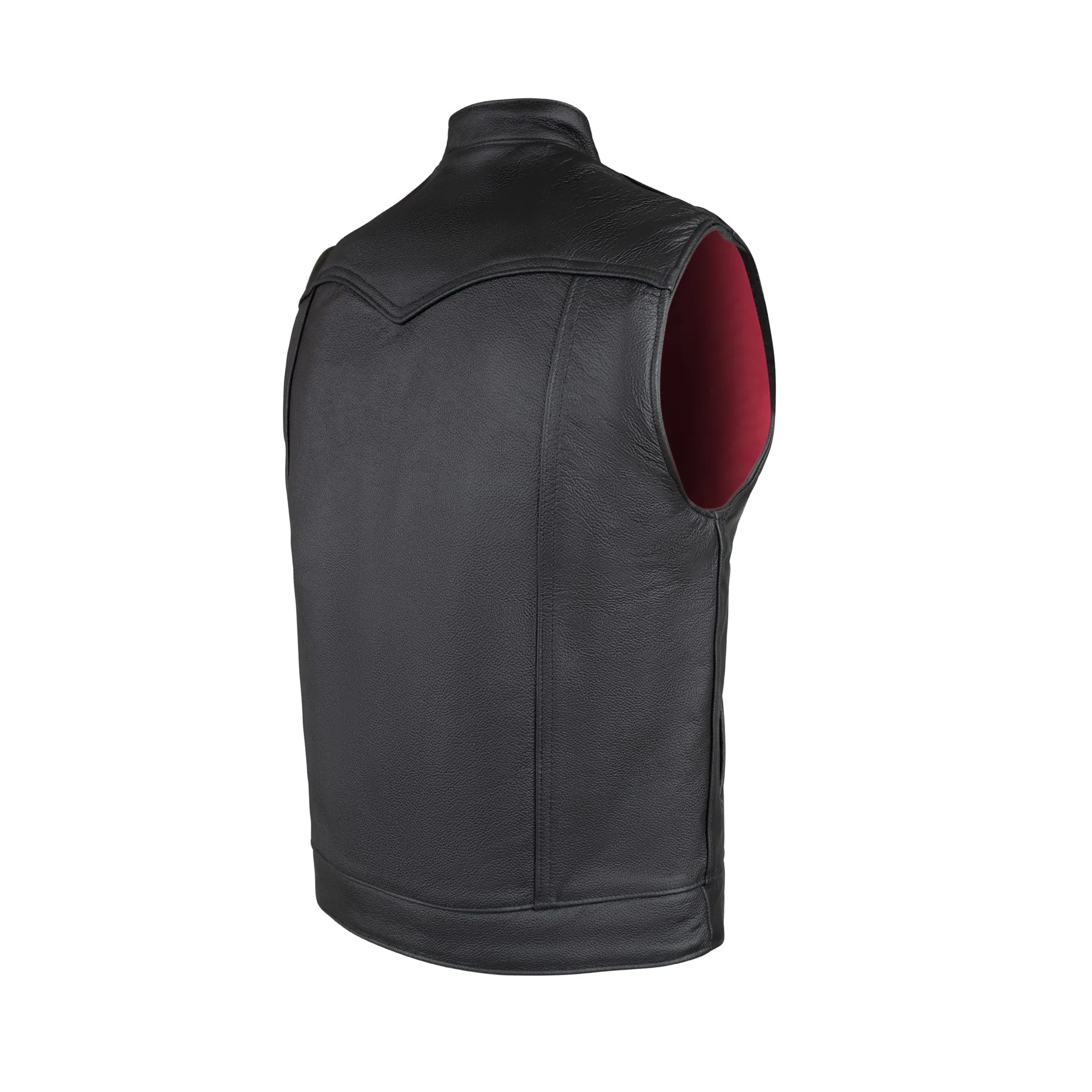 Legendary Reaper Club Style Men's Leather Motorcycle Vest sold by Legendary USA product image thumbnail 4