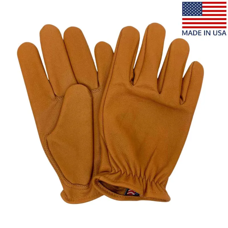 Legendary Bad Billy Tan Goatskin Short Wrist Gloves sold by Legendary USA