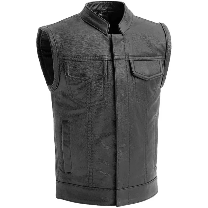 First Mfg Kids Bad Boy Leather Biker Vest sold by Legendary USA
