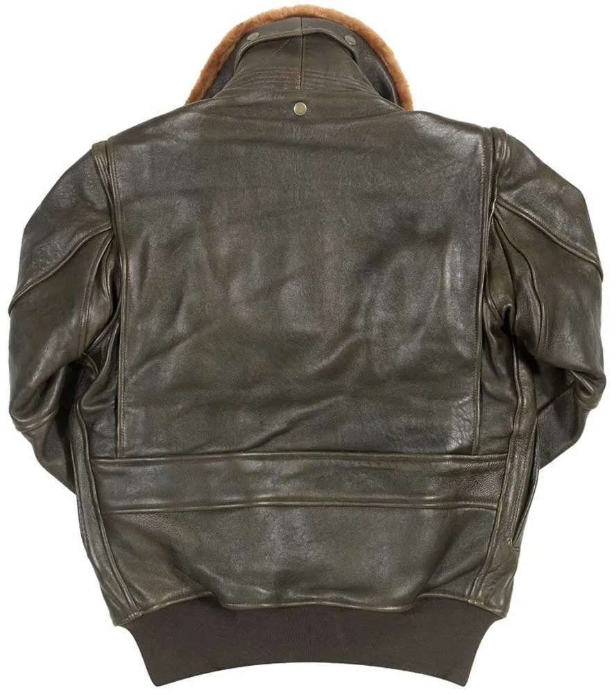 Cockpit USA Men's G-1 Antique Lambskin Leather Flight Jacket sold by Legendary USA product image thumbnail 3