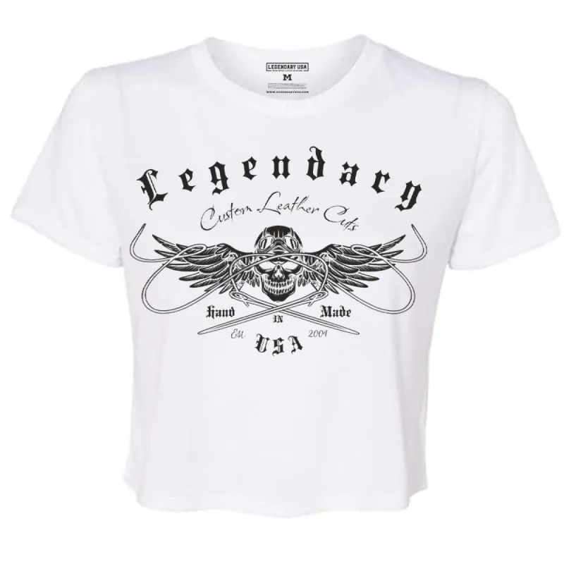 Legendary USA Women's Chill Out Biker Chick Shirt - Slightly Cropped sold by Legendary USA