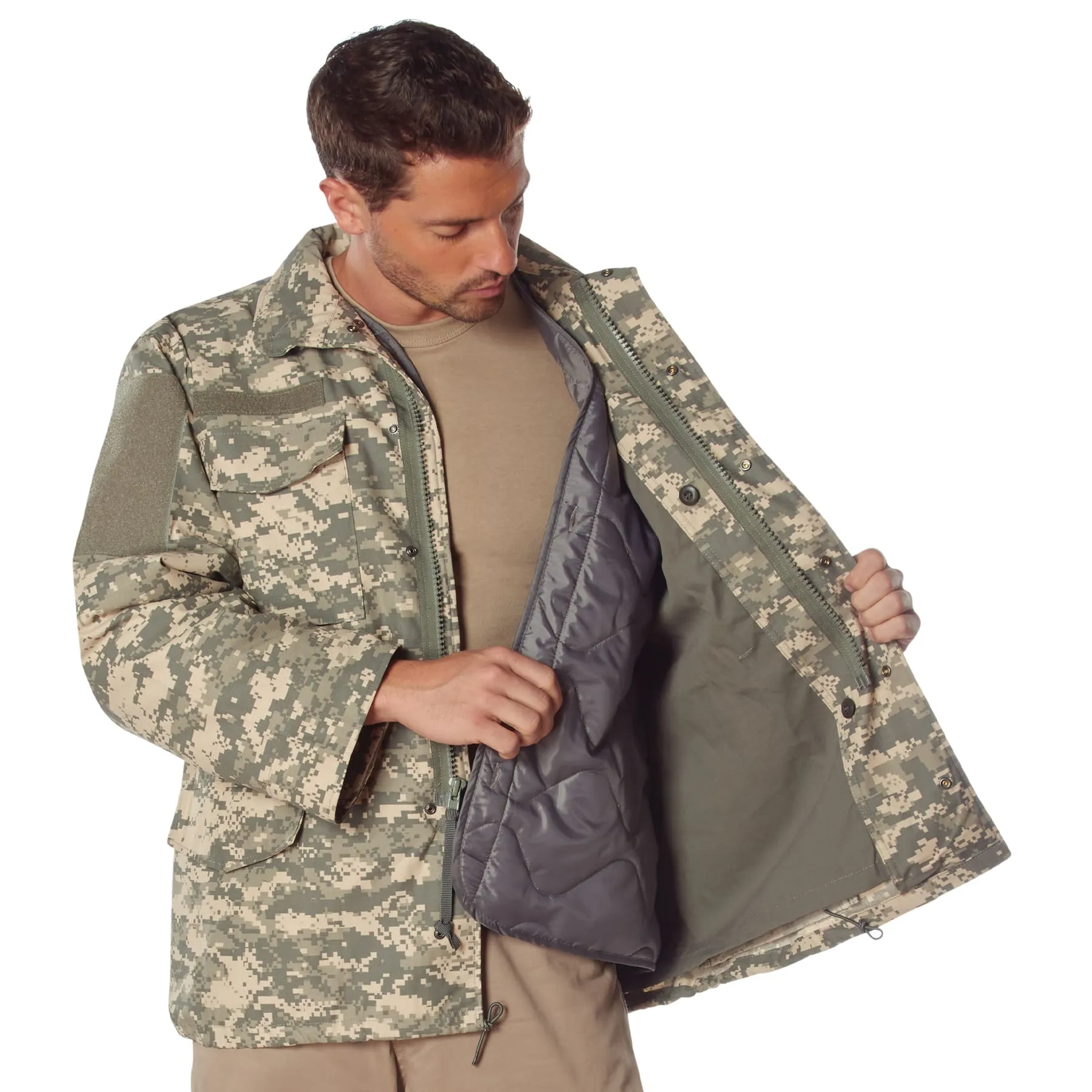 Mens Camo M-65 Field Jacket by Rothco sold by Legendary USA product image thumbnail 4