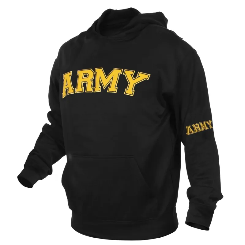Army Pullover Hoodie-black sold by Legendary USA