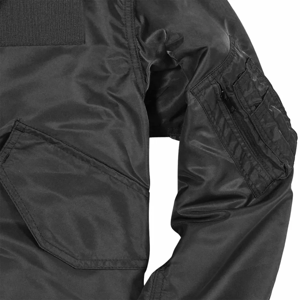 Cockpit USA Men's USN Fighter Weapons Nylon Flight Jacket - Black sold by Legendary USA product image thumbnail 4