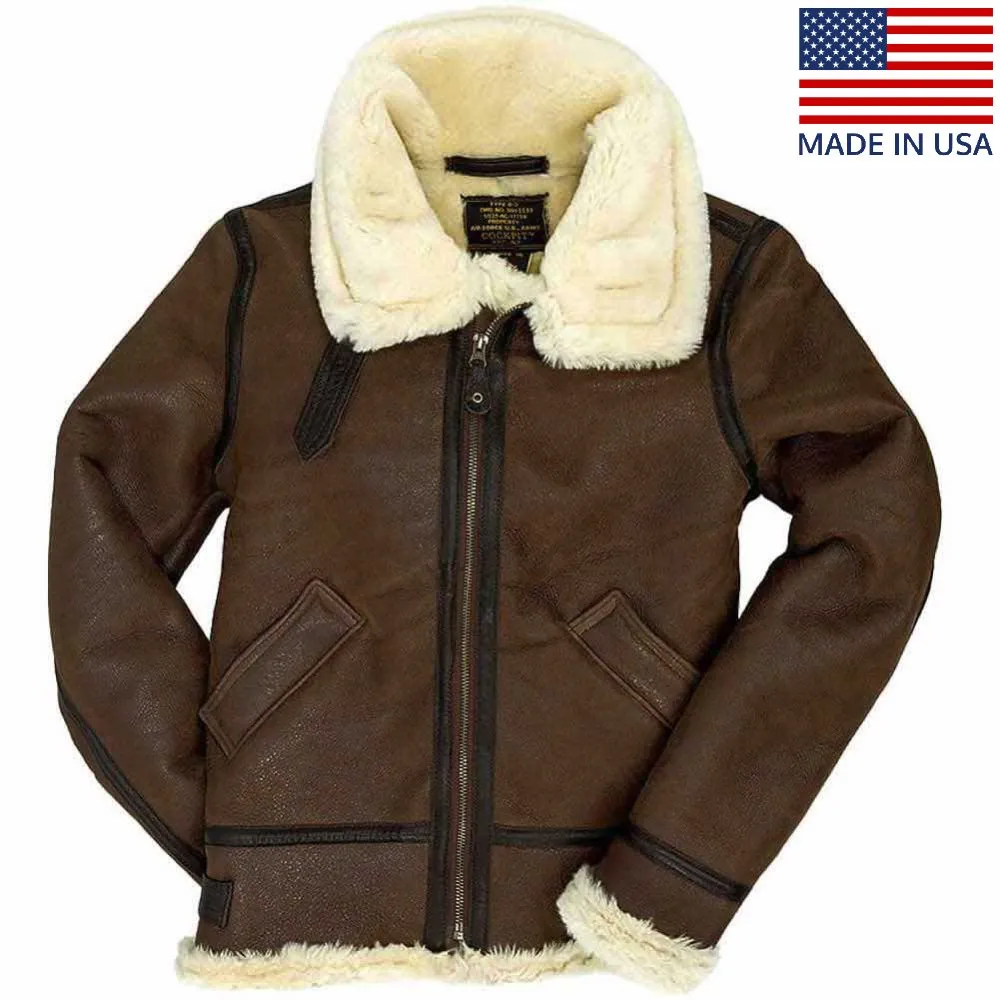 Cockpit USA Womens B-3 Sheepskin Bomber Jacket sold by Legendary USA