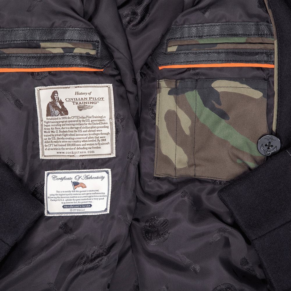 Cockpit USA Mens Admiral USN Peacoat Z28P006 NAVY SIZE LARGE - Final Sale Ships Same Day sold by Legendary USA product image thumbnail 4