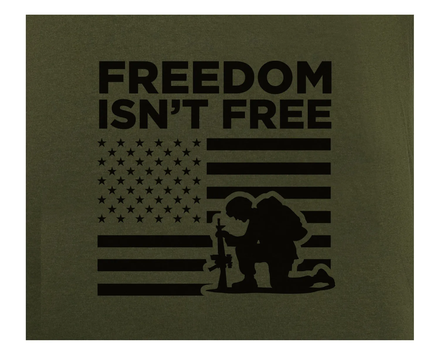 "Freedom Isn't Free" T-Shirt by Rothco sold by Legendary USA product image thumbnail 4