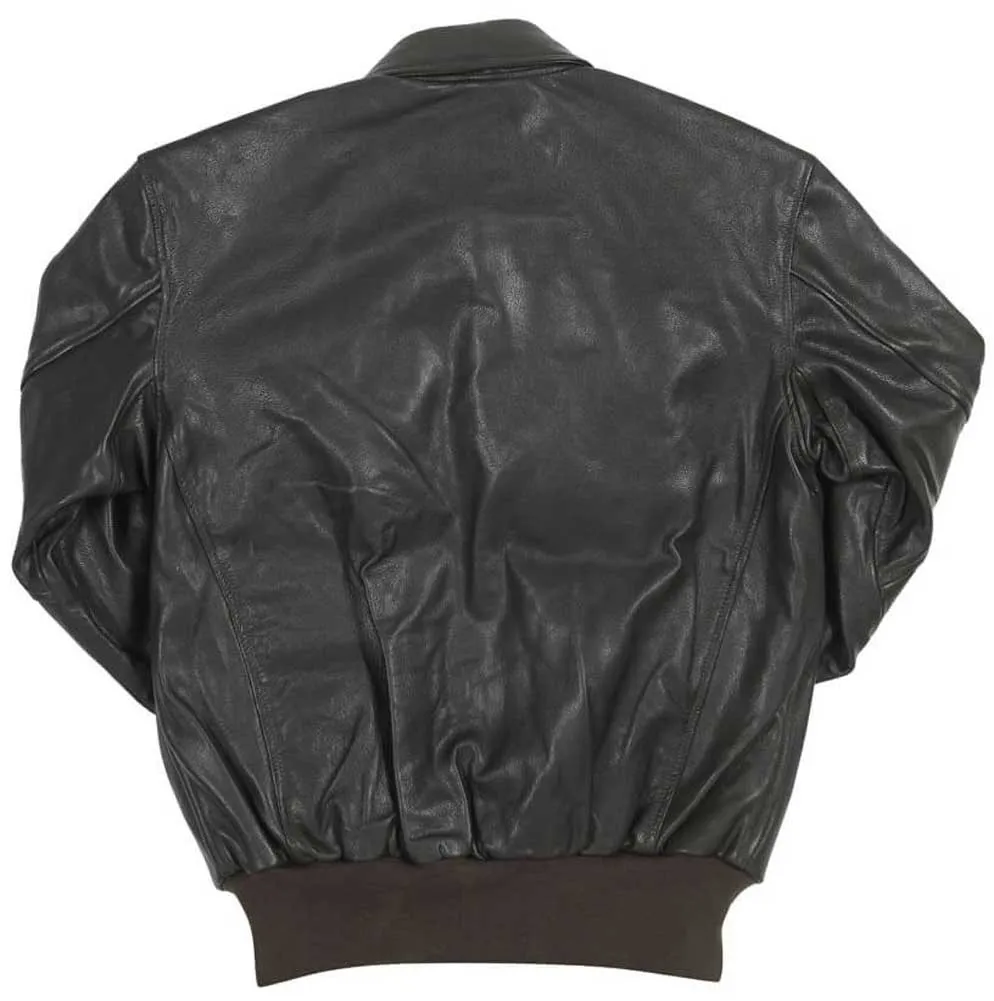 Cockpit USA Mens USAF Goatskin A-2 Flight Jacket - Brown sold by Legendary USA product image thumbnail 5