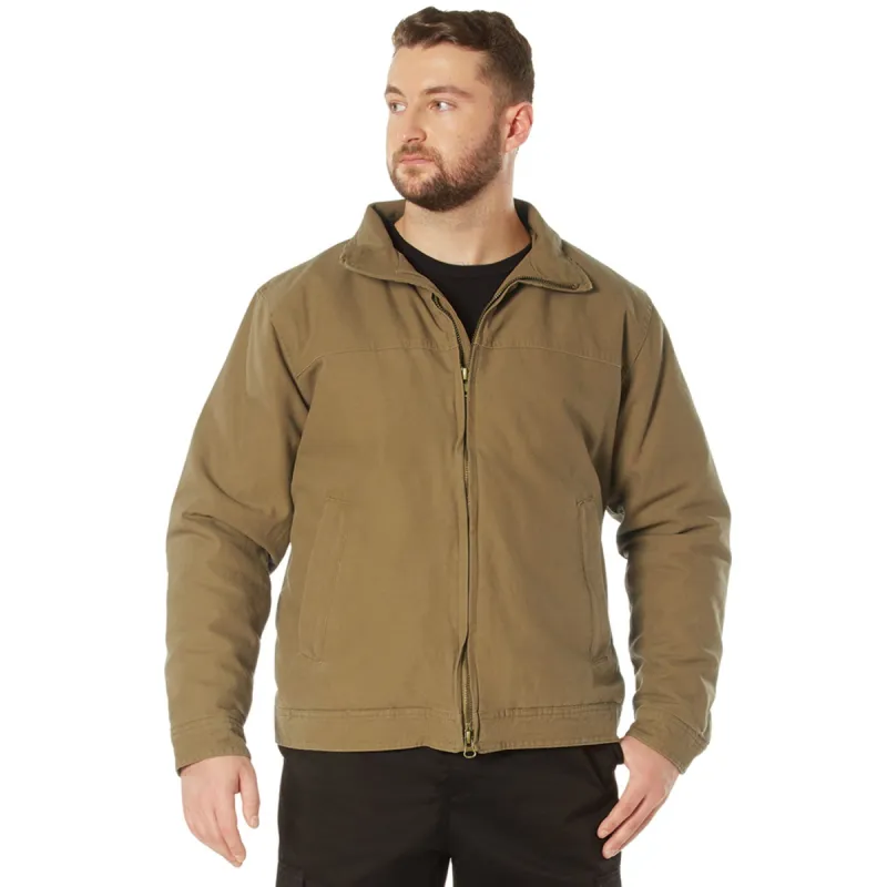 Mens Concealed Carry 3 Season Jacket - Coyote Brown by Rothco Size 2XLARGE - Final Sale Ships Same Day sold by Legendary USA