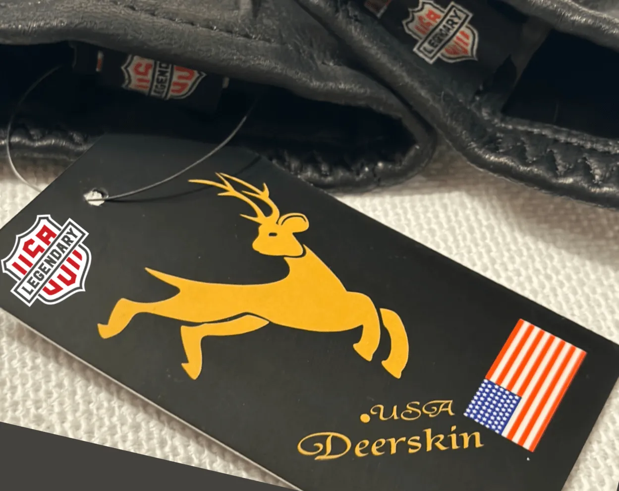 Legendary Deerskin Short Wrist Touchscreen Gloves sold by Legendary USA product image thumbnail 4
