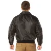 Rothco Mens CWU-45P Nylon Flight Jacket (Black) Size MEDIUM - Final Sale Ships Same Day sold by Legendary USA
