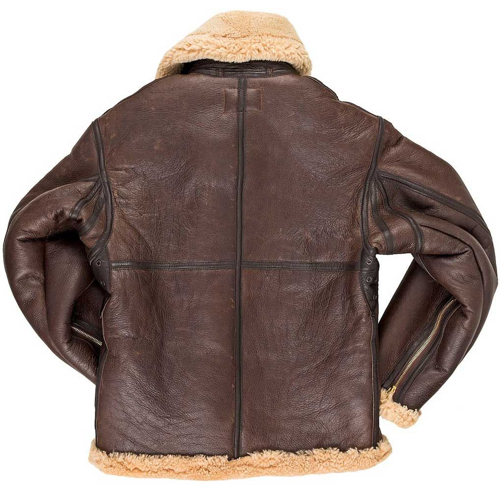 Cockpit USA Mens British R.A.F. Sheepskin Bomber Jacket SIZE 46 - Final Sale Ships Same Day sold by Legendary USA product image thumbnail 4