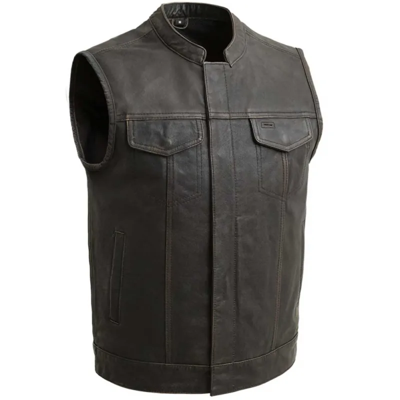 First Mfg Mens Sharp Shooter Concealment Leather Vest sold by Legendary USA