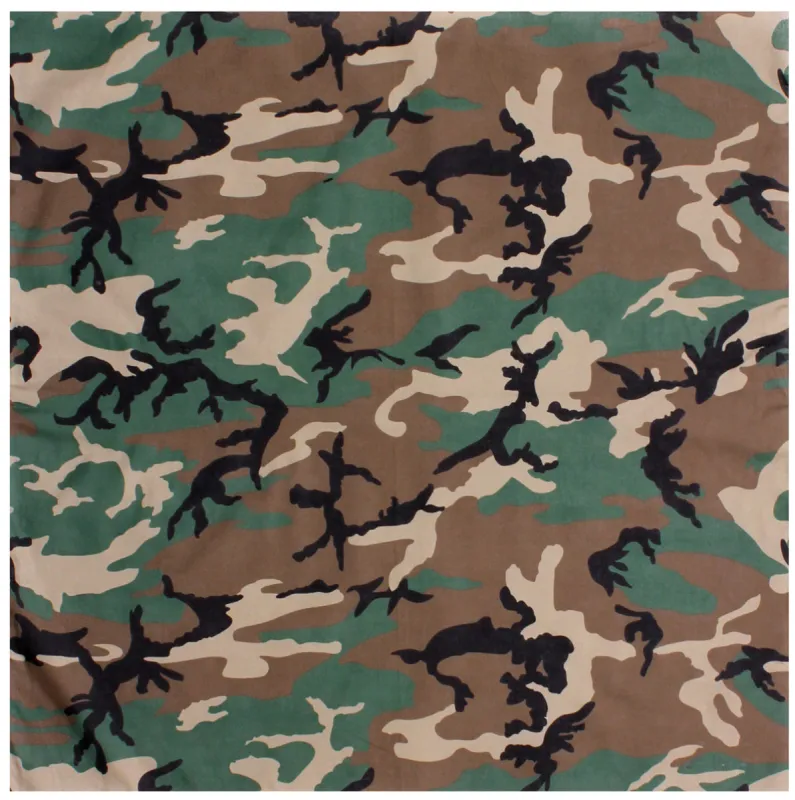 Rothco Large Camo Bandana sold by Legendary USA