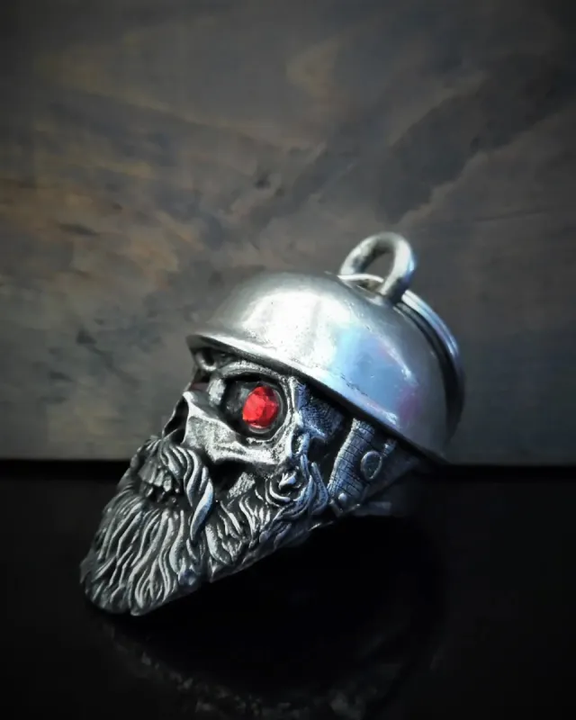 Bravo Bells - Helmet Skull Biker Diamond sold by Legendary USA