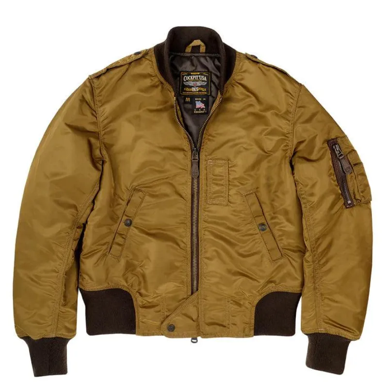 Cockpit USA Women's The Jenny MA-1 Nylon Flight jacket sold by Legendary USA