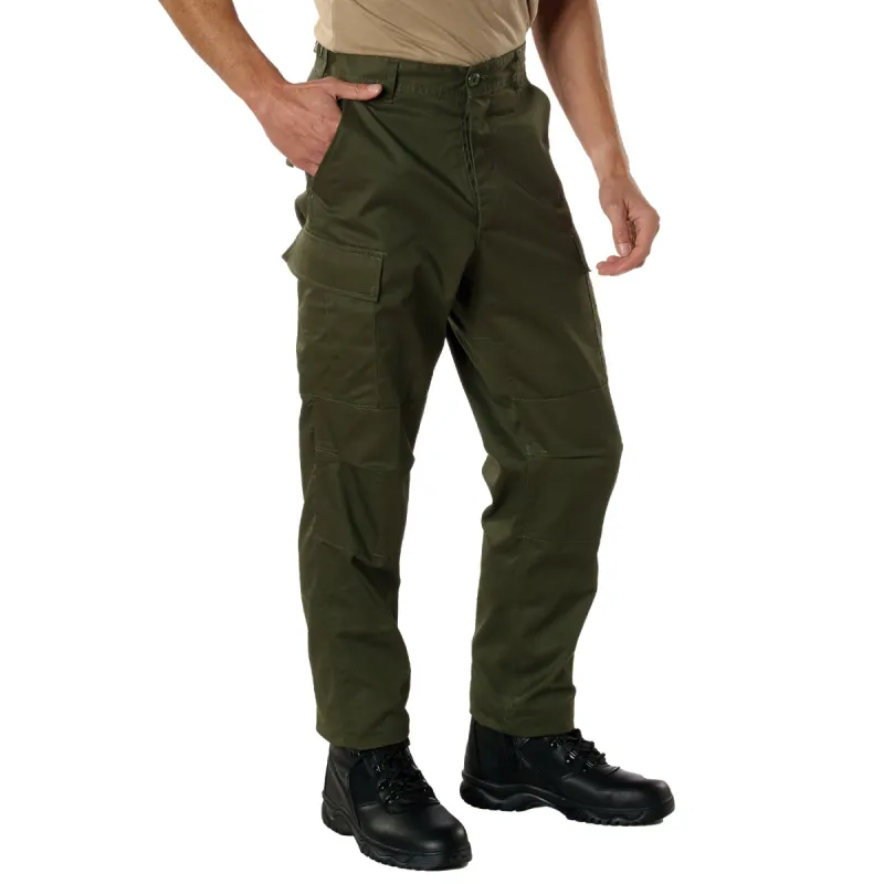 Rothco Mens Zipper Fly Tactical BDU Pants Size LARGE - Final Sale Ships Same Day sold by Legendary USA