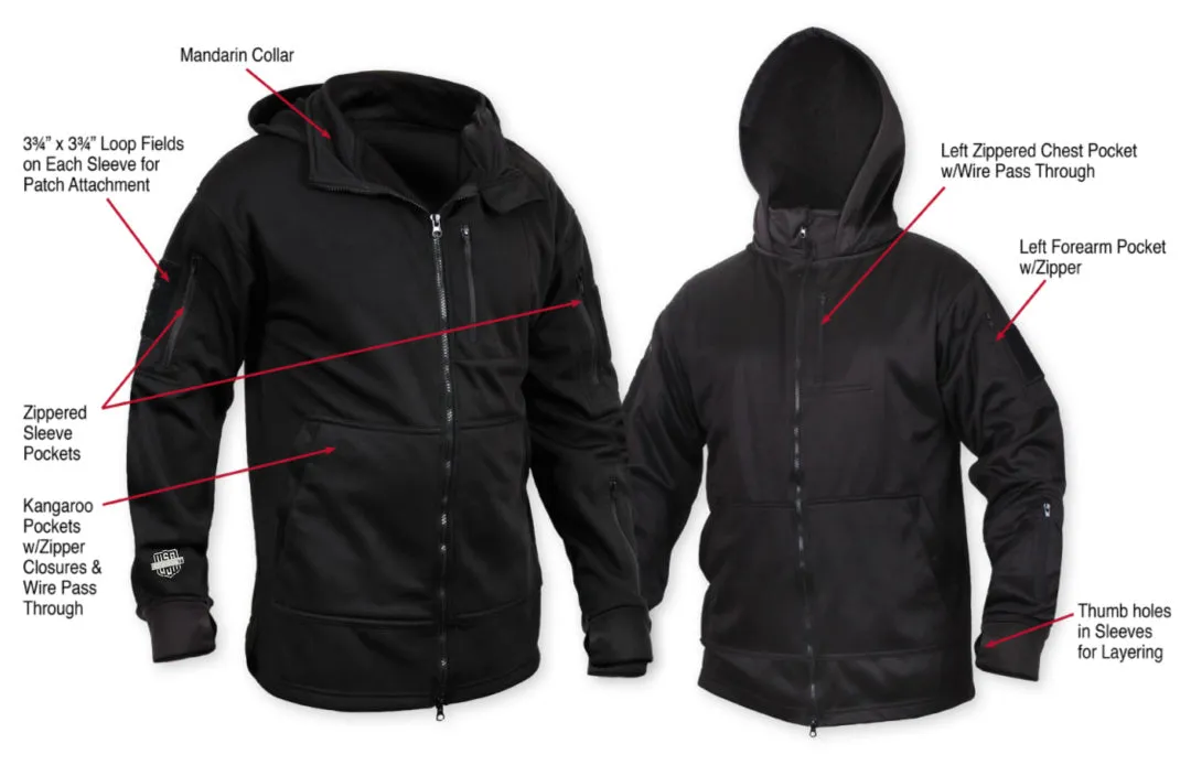 Legendary Concealer Zip Up Tactical Motorcycle Hoodie sold by Legendary USA product image thumbnail 3