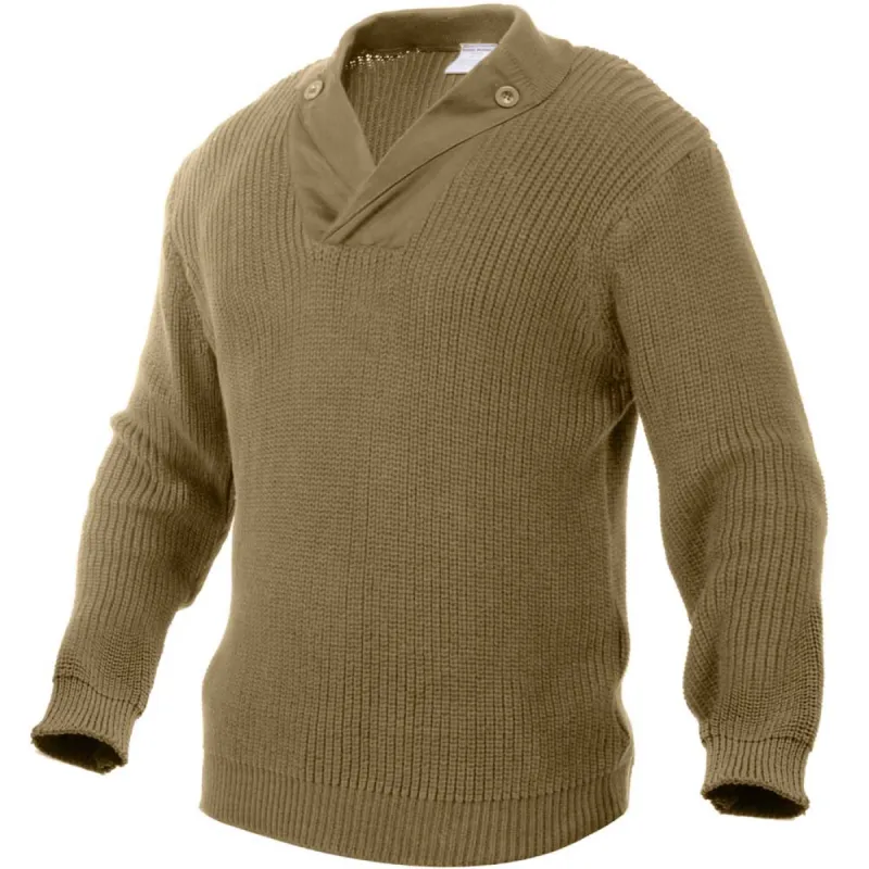 Rothco Mens WWII Vintage Mechanics Sweater - Khaki made by Rothco