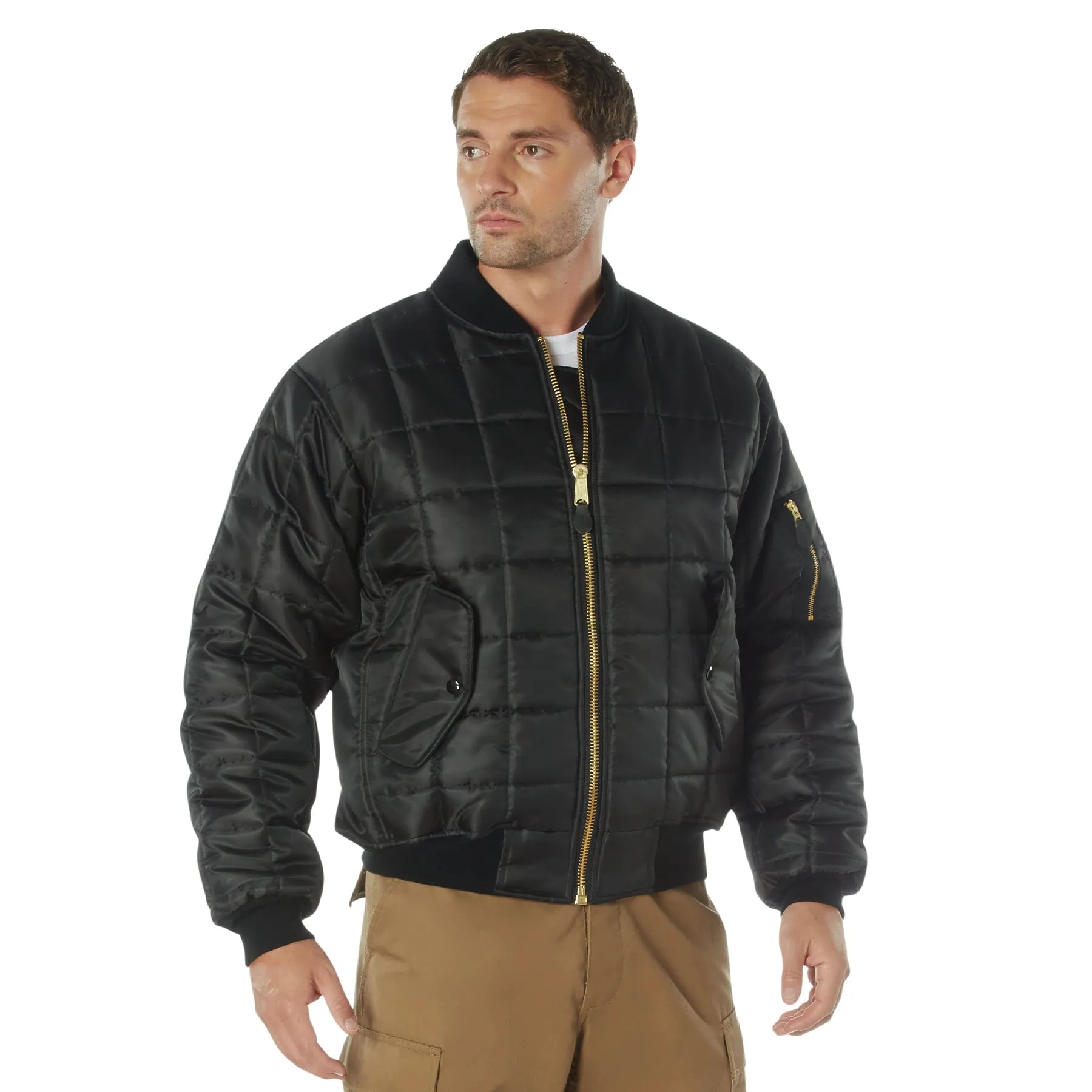 Mens Quilted MA-1 Flight Jacket by Rothco sold by Legendary USA product image thumbnail 4