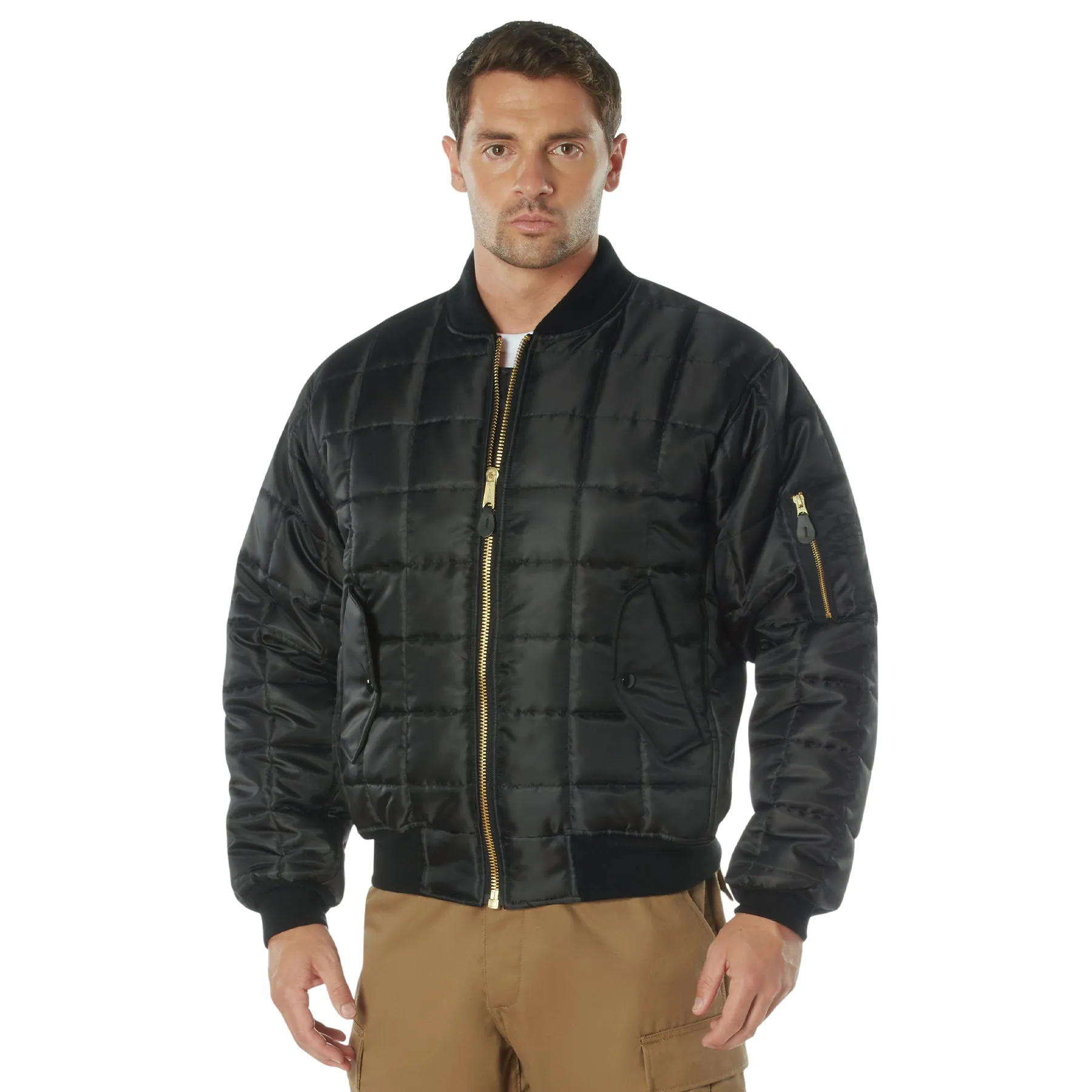 Mens Quilted MA-1 Flight Jacket by Rothco sold by Legendary USA product image thumbnail 3
