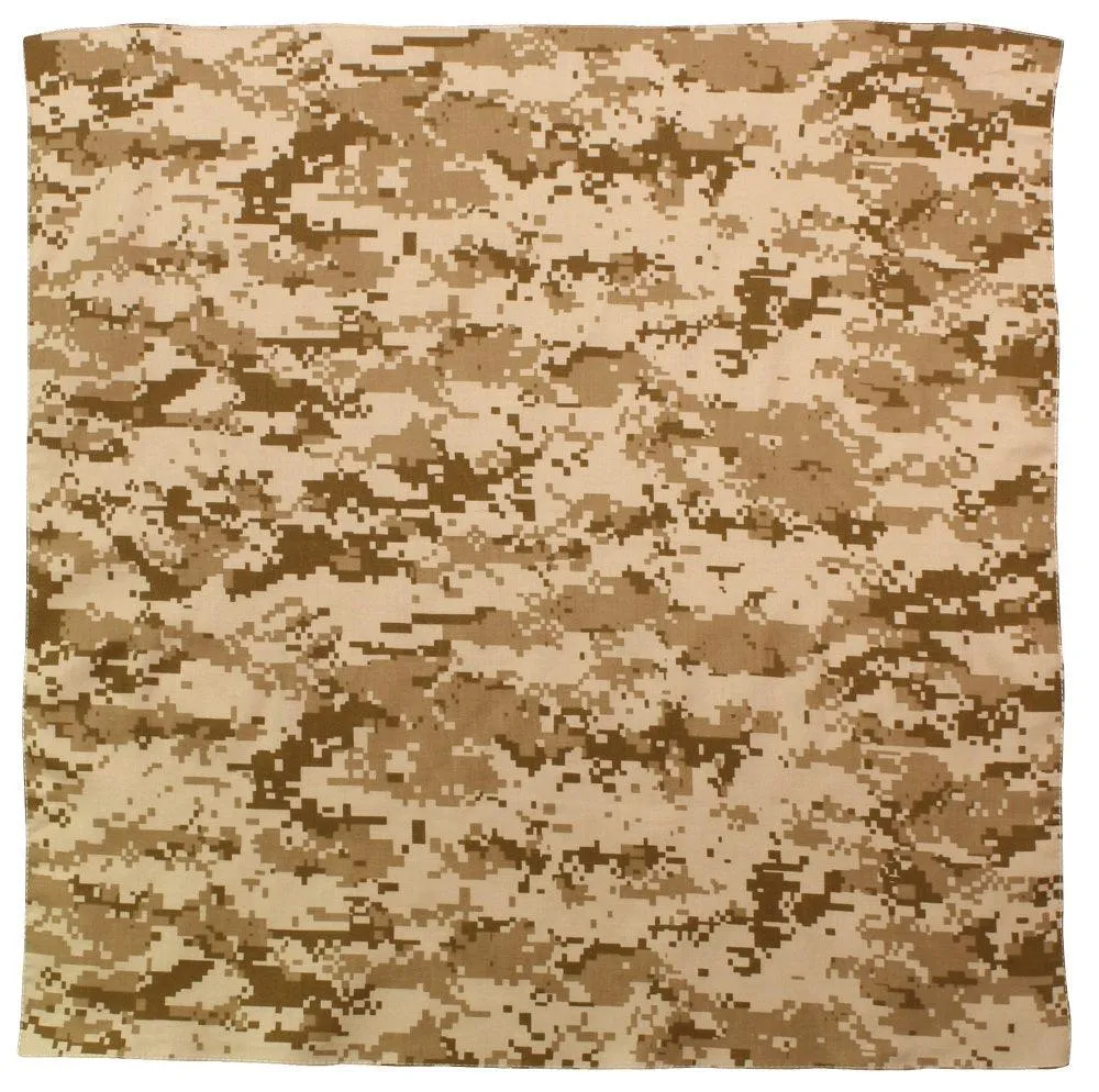 Digital Camo Bandana by Rothco - Available in 6 Colors sold by Legendary USA product image thumbnail 4