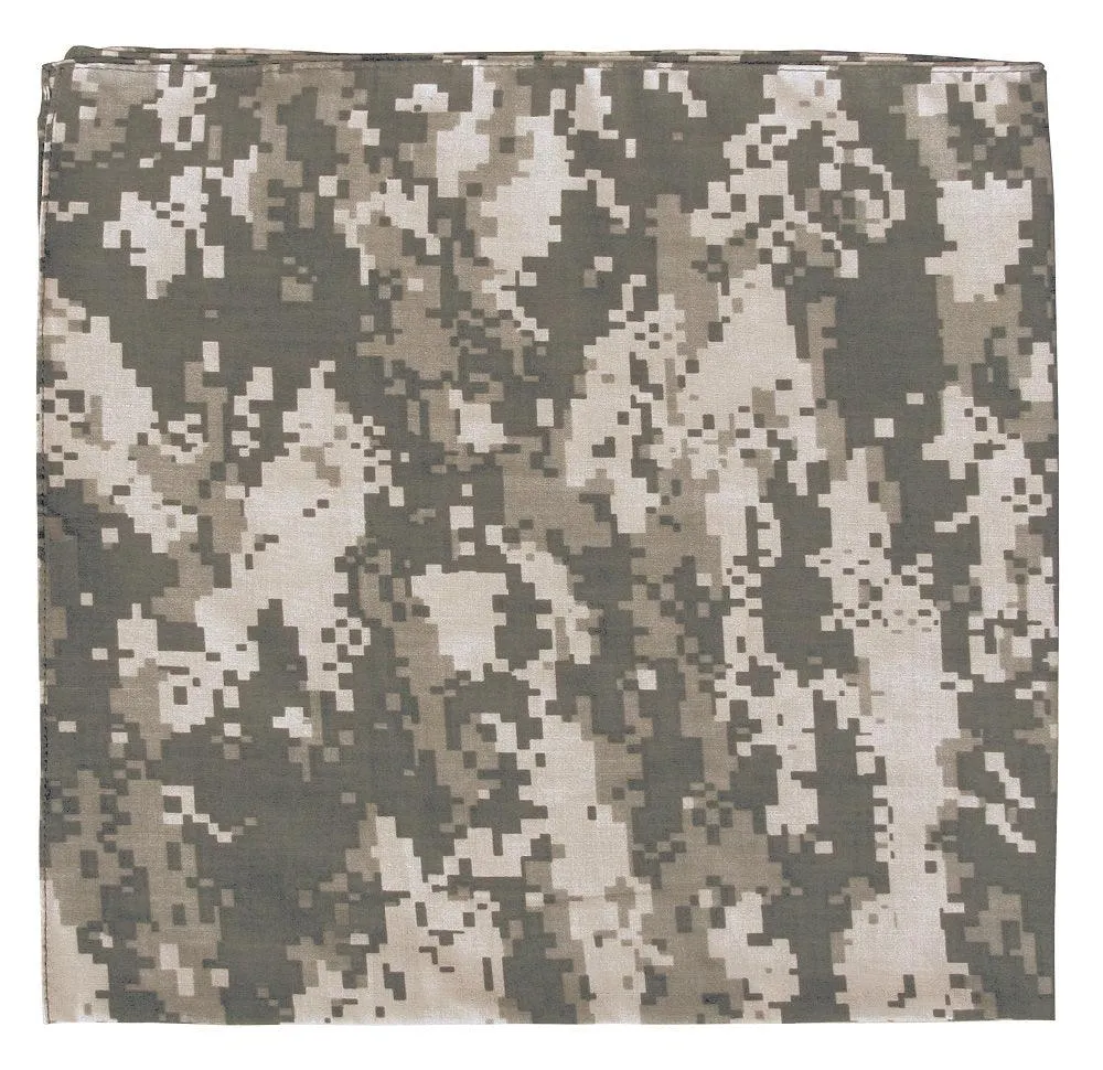 Digital Camo Bandana by Rothco - Available in 6 Colors sold by Legendary USA