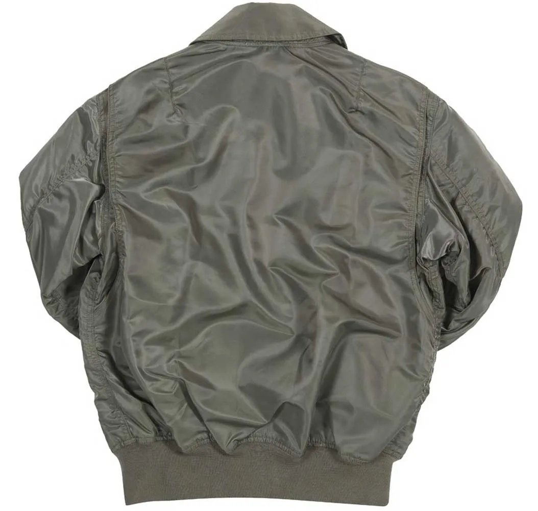 Cockpit USA Mens USN Fighter Weapons Nylon Flight Jacket - Sage sold by Legendary USA product image thumbnail 3