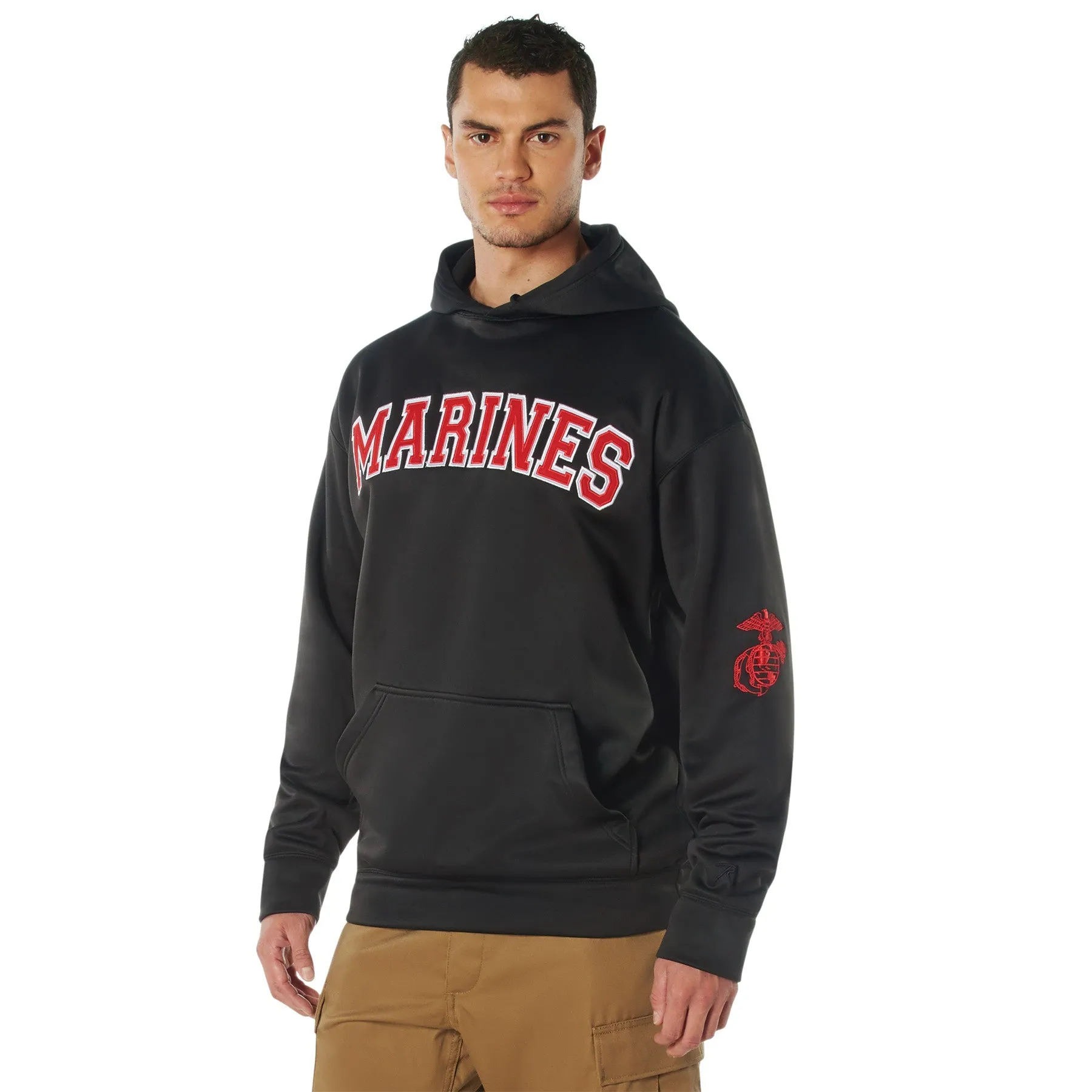 Marines Embroidered Pullover Hoodies sold by Legendary USA product image thumbnail 4