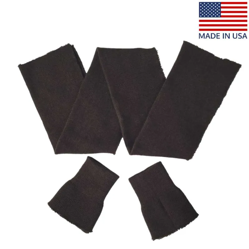 Flight Jacket Brown Replacement Sleeve Cuff/Waistband Kit - Made in USA sold by Legendary USA