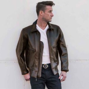 Cockpit USA Mens Modified Raider Leather Flight Jacket SIZE MEDIUM - Final Sale Ships Same Day sold by Legendary USA
