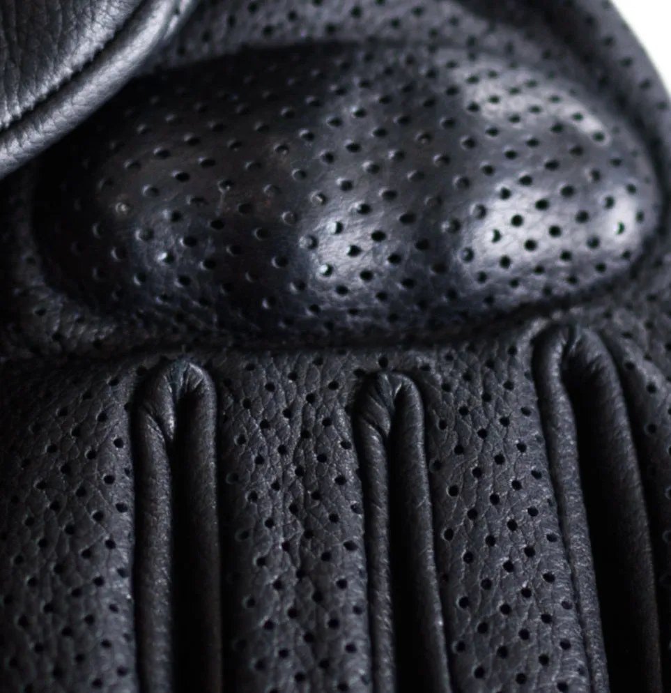 Legendary Uppercut Deerskin Short Wrist Perforated Knuckle Defense Touchscreen Motorcycle Gloves sold by Legendary USA product image thumbnail 3