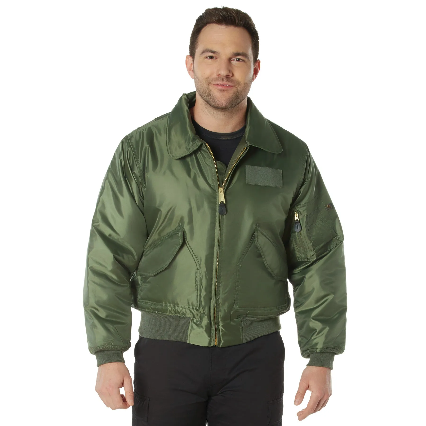 Rothco Mens CWU-45P Nylon Flight Jacket (Sage Green) Size XLARGE - Final Sale Ships Same Day sold by Legendary USA