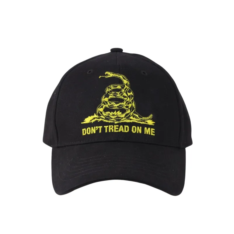 Don't Tread On Me Black Gadsden Snake Cap sold by Legendary USA