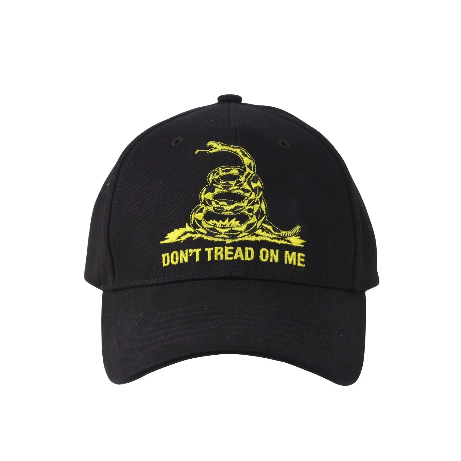 Don't Tread On Me Black Gadsden Snake Cap sold by Legendary USA