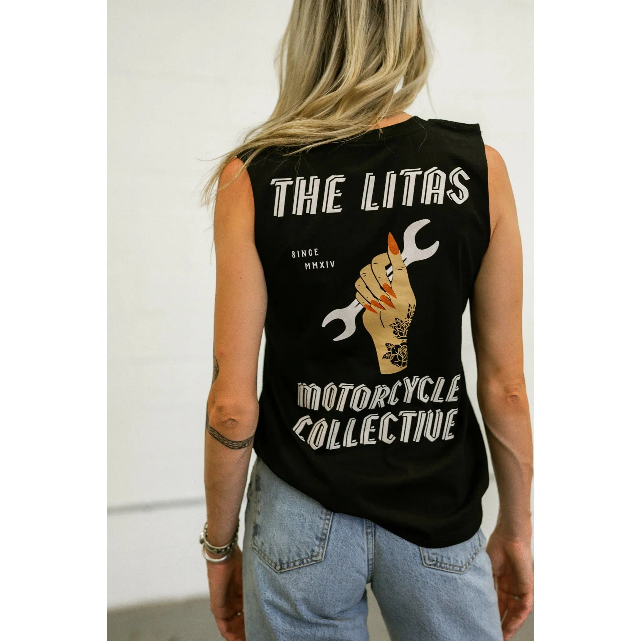 Hell Babes Crescent Wrench Muscle Tank sold by Legendary USA product image thumbnail 2