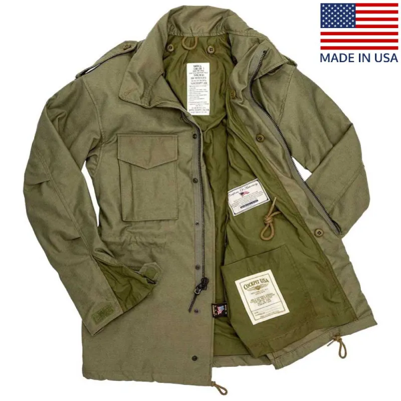 Cockpit USA Mens Military Spec M65 Field Jacket SIZE SMALL