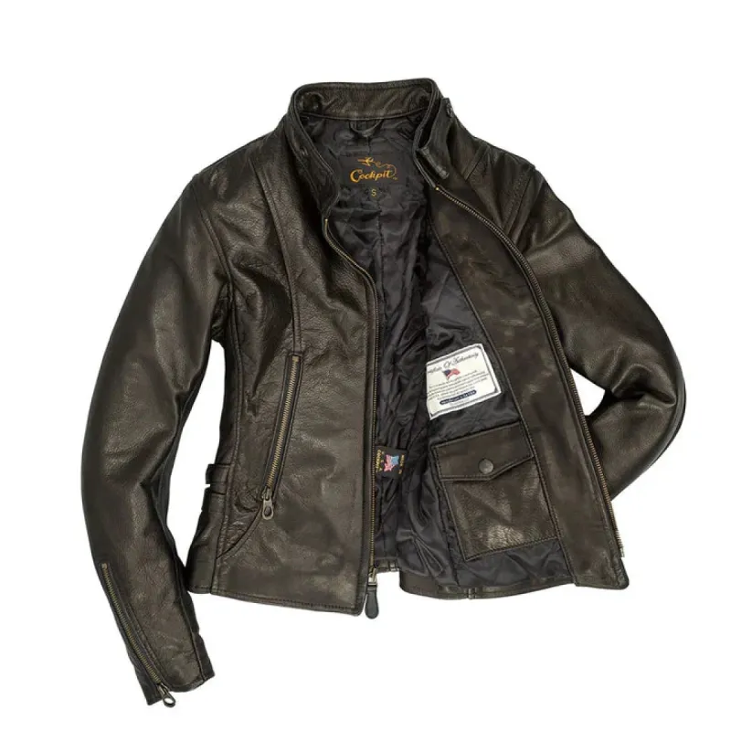 Cockpit USA Women's Cafe Racer Motocross Jacket W71X001 sold by Legendary USA