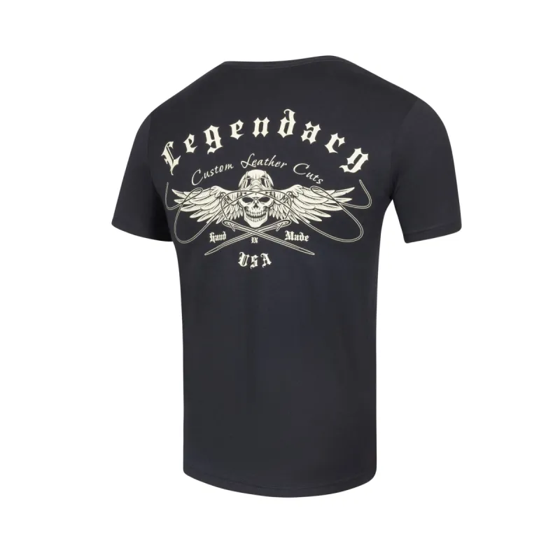 🎁 Legendary USA 'Custom Leather Cuts' T-Shirt (100% off) sold by Legendary USA