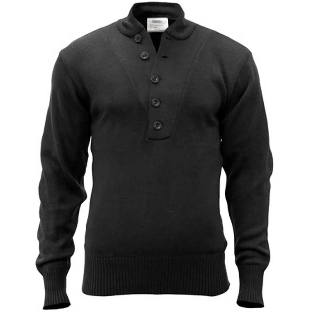 Rothco Mens Military Style 5 Button Sweater sold by Legendary USA product image thumbnail 2