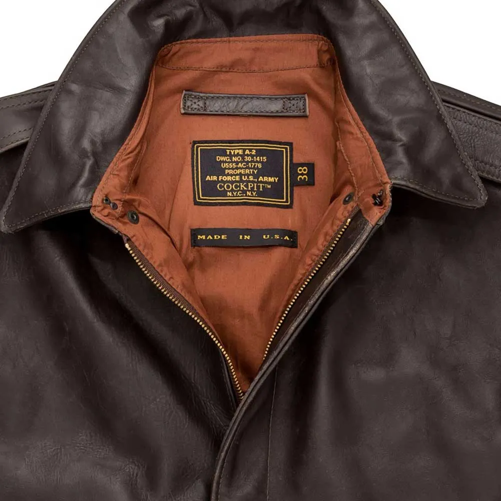 Cockpit USA Mens 40th Anniversary Horsehide A-2 Flight Jacket SIZE 40 FINAL SALE - Ships Same Day sold by Legendary USA product image thumbnail 4