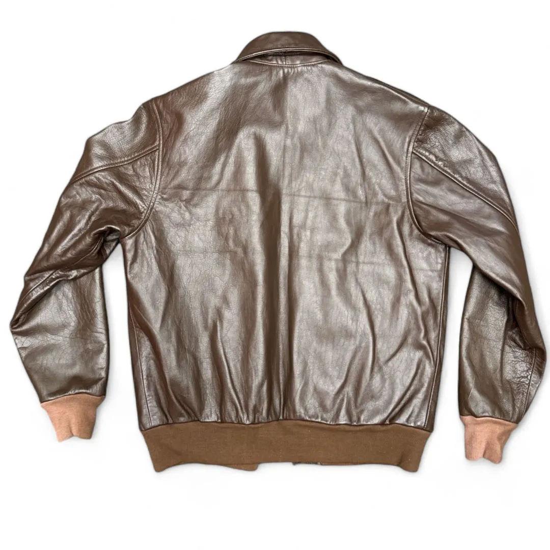Legendary USA - Vintage Horsehide A-2 Leather Flight Jacket Size 42 - Sample Sale sold by Legendary USA product image thumbnail 2