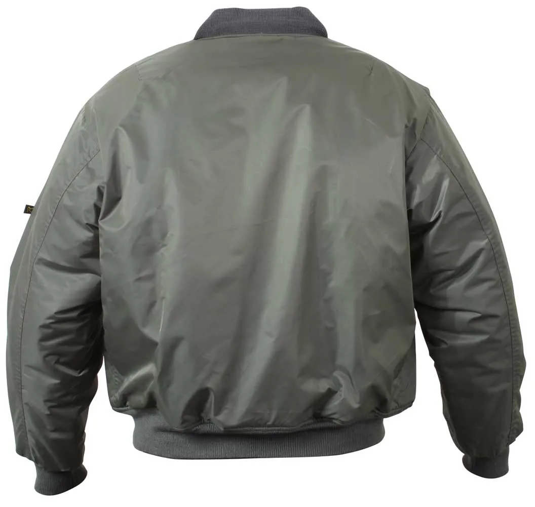 Rothco Men's Classic MA-1 Nylon Flight Jacket sold by Legendary USA product image thumbnail 4