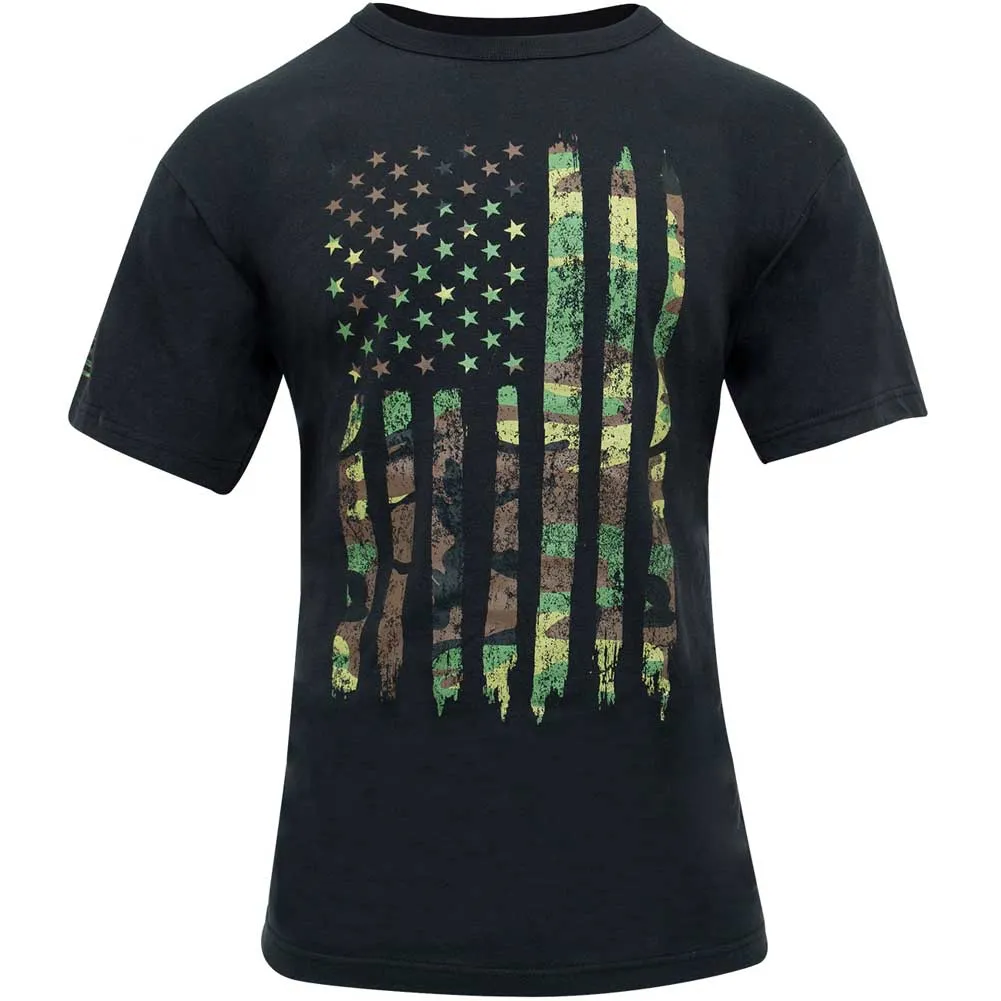 🎁 Rothco Mens Distressed US Flag Athletic Fit T-Shirt (100% off) sold by Legendary USA product image thumbnail 5