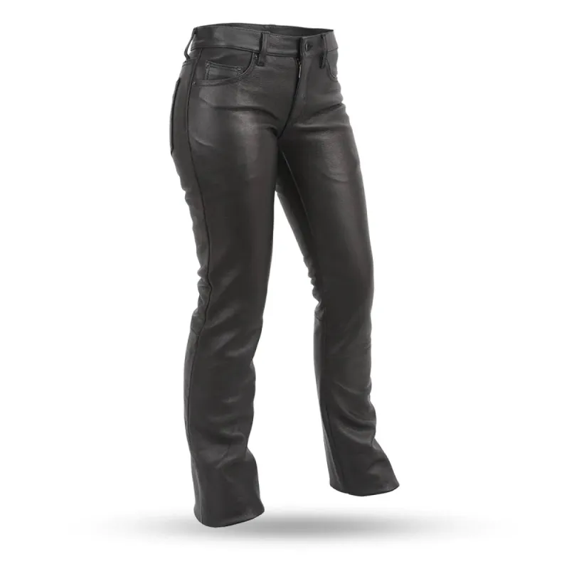 Alexis Women's Motorcycle Leather Pants sold by Legendary USA