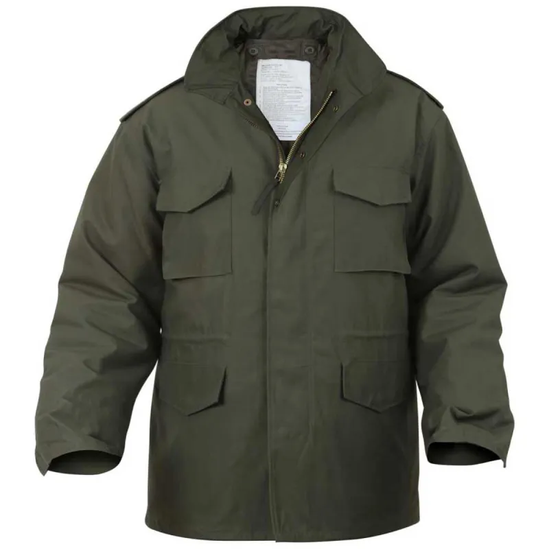 Rothco Mens Military M65 Field Jacket with Liner (Olive Drab) Size SMALL - Final Sale Ships Same Day sold by Legendary USA
