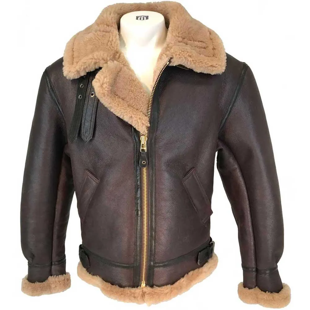 Cockpit USA Mens Spitfire B-3 Sheepskin Bomber Jacket SIZE 38 Final Sale - Ships Same Day sold by Legendary USA product image thumbnail 5